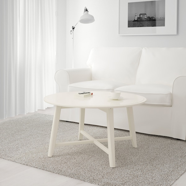 IKEA KRAGSTA Coffee table, white, 35  3/8 in , IKEA Sale | 54927QIJS