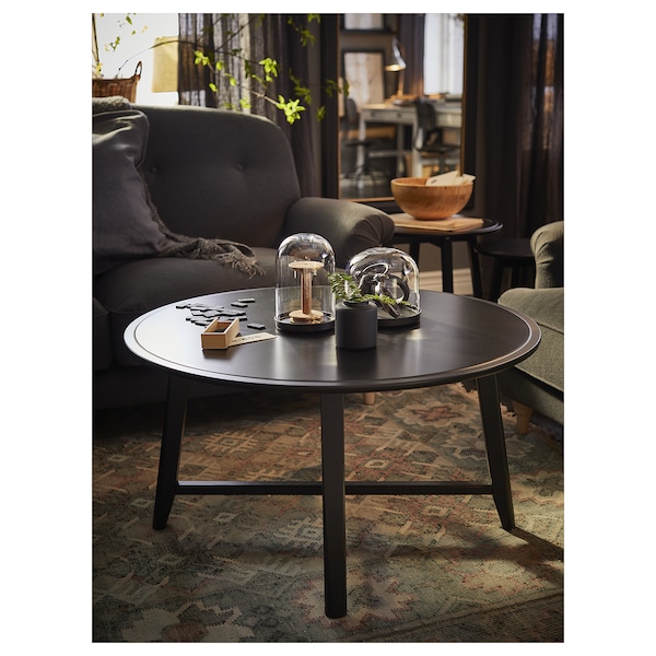 IKEA KRAGSTA coffee table, black, 35 3/8 in , IKEA Sale | 18426TDXY