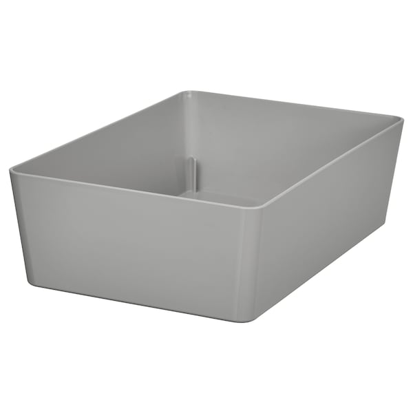 IKEA KUGGIS box, light gray, 7x10 ¼x3 ¼ in , IKEA Sale | 91250ZXLK