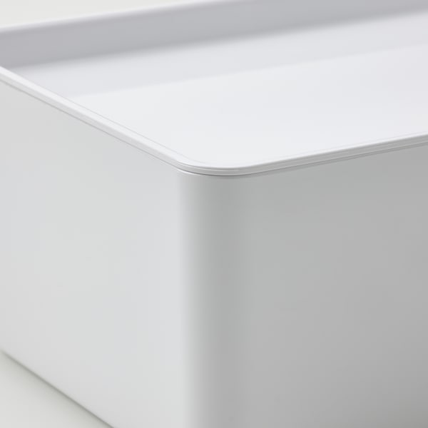 IKEA KUGGIS box with lid, white, 5x7x3 ¼ in , IKEA Sale | 62180FZDY