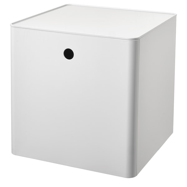 IKEA KUGGIS storage box with lid, white, 12 ½x12 ½x12 ½ in , IKEA Sale | 98261EGDT