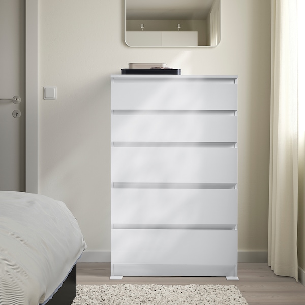 IKEA KULLEN 5-drawer chest, white, 27 1/2x44 1/8 in , IKEA Sale | 38572SEAV