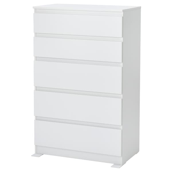 IKEA KULLEN 5-drawer chest, white, 27 1/2x44 1/8 in , IKEA Sale | 38572SEAV