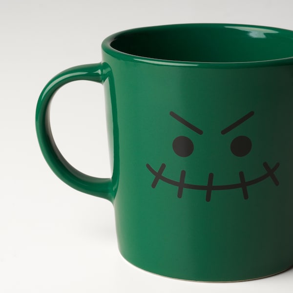 IKEA KUSTFYR mug, green, 10 oz , IKEA Sale | 76024WESU