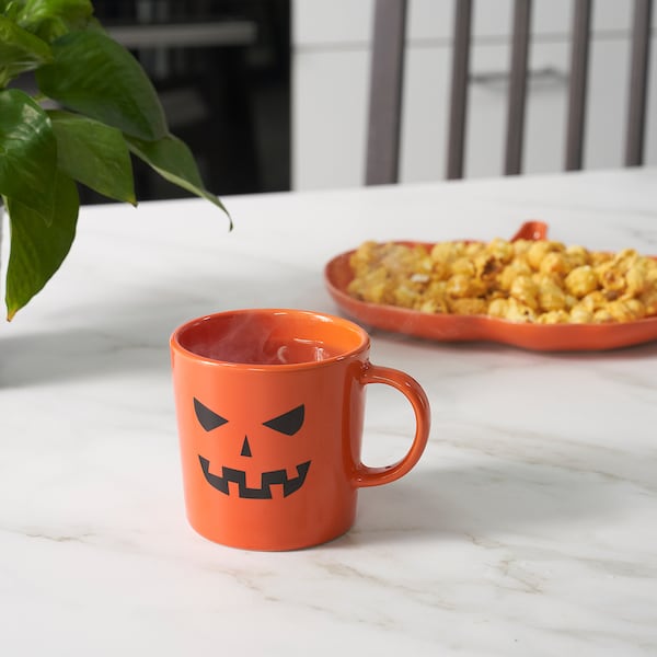 IKEA KUSTFYR mug, orange, 10 oz , IKEA Sale | 63082KANP