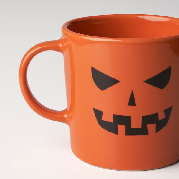 IKEA KUSTFYR mug, orange, 10 oz , IKEA Sale | 63082KANP