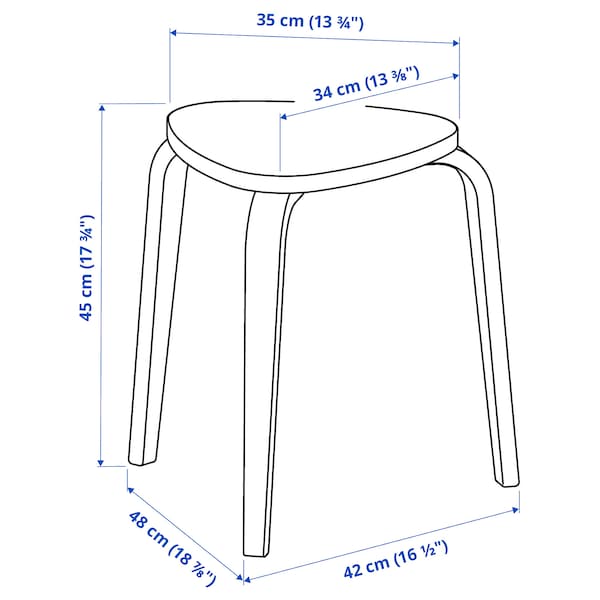 IKEA KYRRE stool, set of 2, birch , IKEA Sale | 35069KUDT