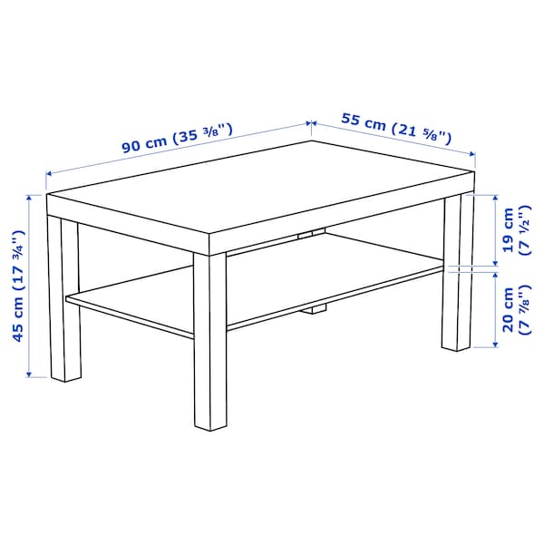 IKEA LACK Coffee table, black-brown, 35  3/8x21  5/8 in , IKEA Sale | 41036ZGEV