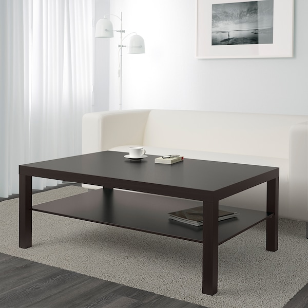 IKEA LACK Coffee table, black-brown, 46  1/2x30  3/4 in , IKEA Sale | 24671GBXC