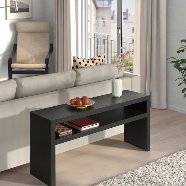 IKEA LACK console table, black-brown, 55 1/8x15 3/8 in , IKEA Sale | 54908AXOB