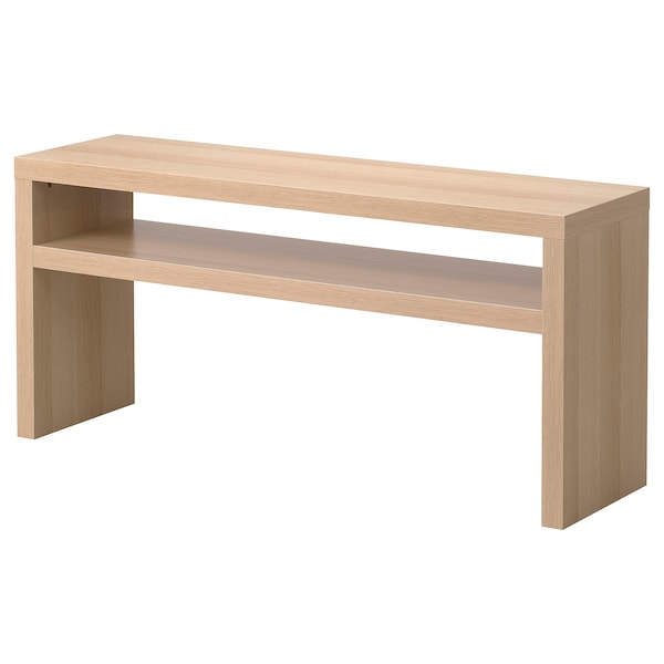 IKEA LACK console table, white stained oak, 55 1/8x15 3/8 in , IKEA Sale | 97548KMSJ