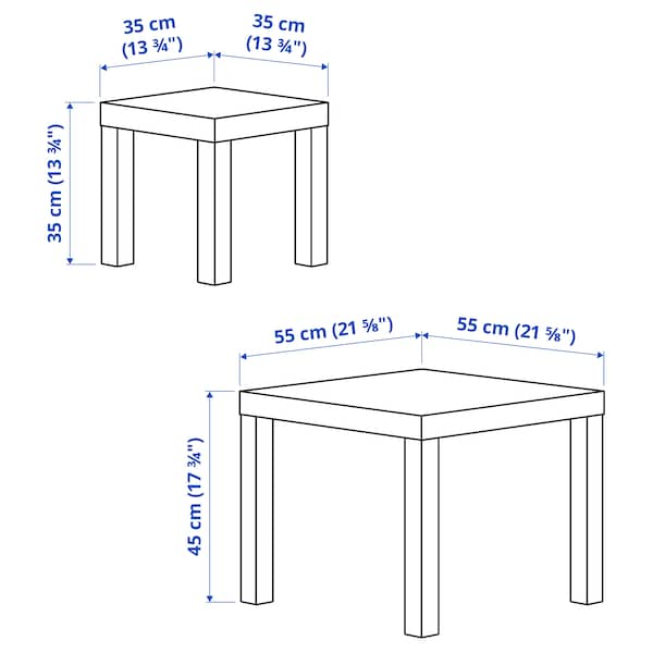 IKEA LACK nesting tables, set of 2, white , IKEA Sale | 81973EKSQ