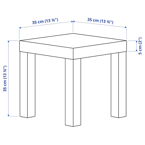 IKEA LACK side table, white, 13 3/4x13 3/4 in , IKEA Sale | 50617XDHI