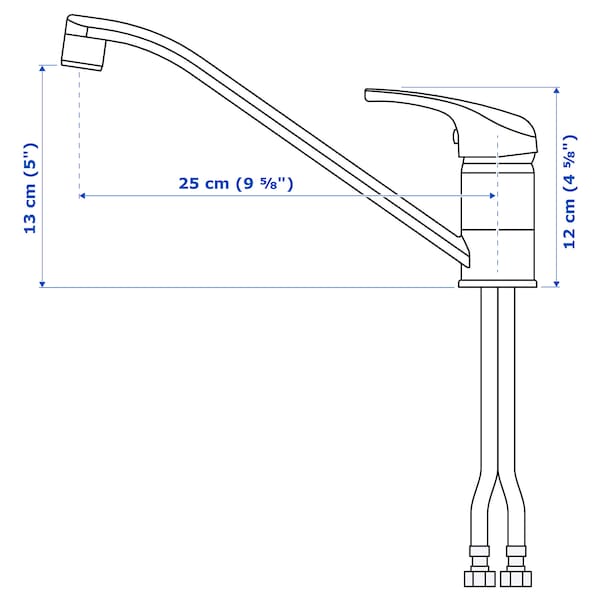 IKEA LAGAN single lever kitchen faucet, chrome plated , IKEA Sale | 28547YXWK