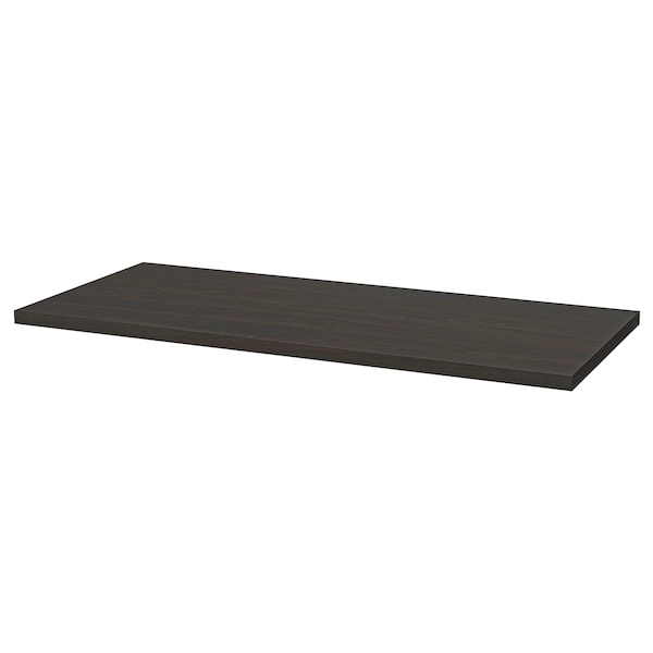 IKEA LAGKAPTEN / ADILS desk, black-brown/black, 55 1/8x23 5/8 in , IKEA Sale | 61475AVMQ