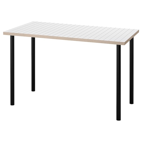 IKEA LAGKAPTEN / ADILS desk, white anthracite/black, 47 1/4x23 5/8 in , IKEA Sale | 82593EDCI