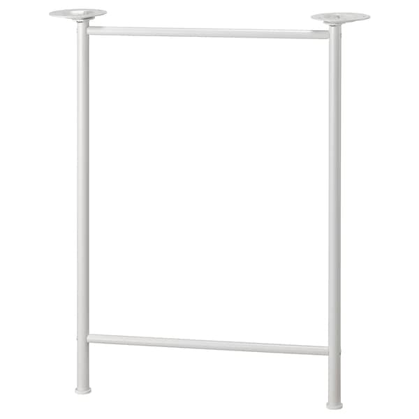 IKEA LAGKAPTEN / SPÄND desk, black-brown/white, 47 1/4x23 5/8 in , IKEA Sale | 67094TLFO