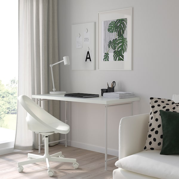 IKEA LAGKAPTEN / SPÄND desk, white, 47 1/4x23 5/8 in , IKEA Sale | 96420CSVL