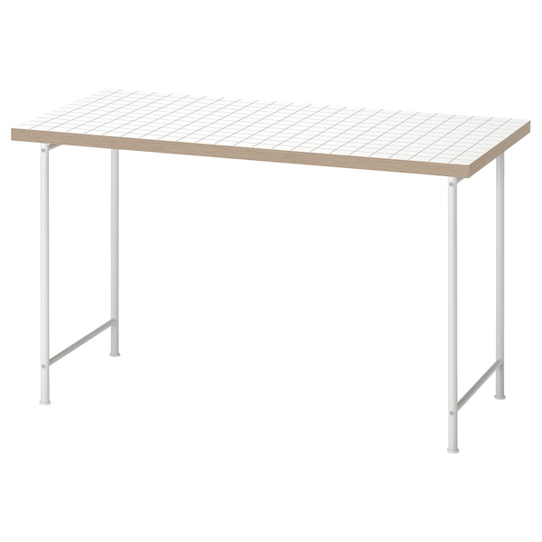 IKEA LAGKAPTEN / SPÄND desk, white/anthracite, 47 1/4x23 5/8 in , IKEA Sale | 65241FRGZ