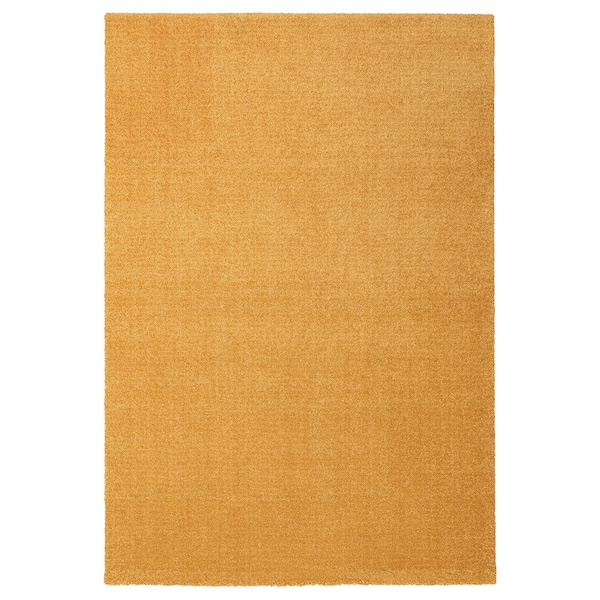 IKEA LANGSTED Rug, low pile, yellow, 4 \' 4 inx6 \' 5 in , IKEA Sale | 23490FTIS