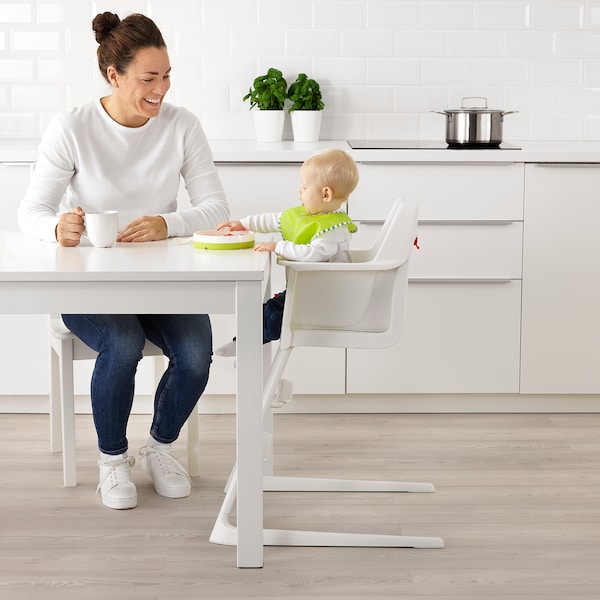 IKEA LANGUR high chair with tray, white , IKEA Sale | 19746SJOU