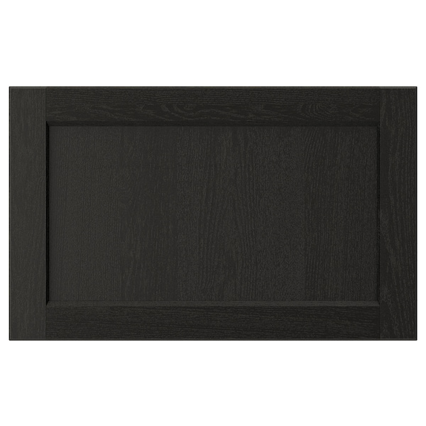 IKEA LERHYTTAN drawer front, black stained, 24x15 in , IKEA Sale | 93154OLJG