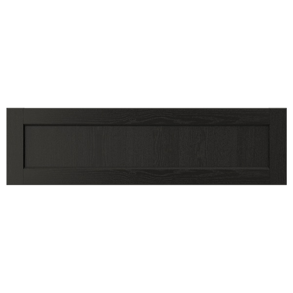 IKEA LERHYTTAN drawer front, black stained, 36x10 in , IKEA Sale | 20957RGFD