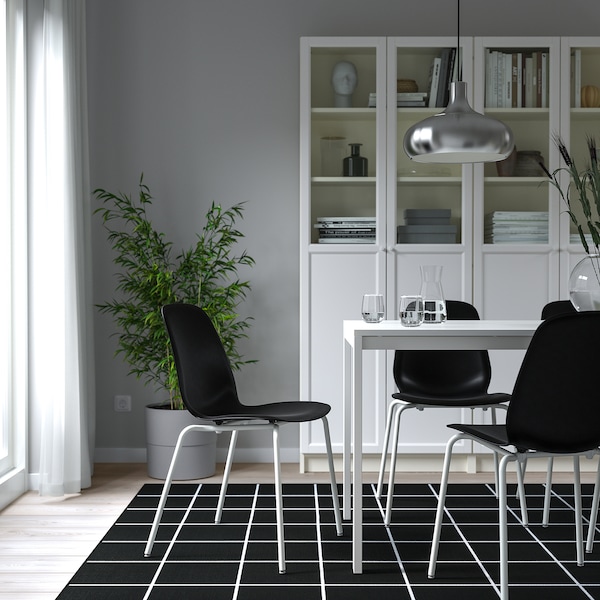 IKEA LIDÅS chair, black/Sefast white , IKEA Sale | 96751SENM