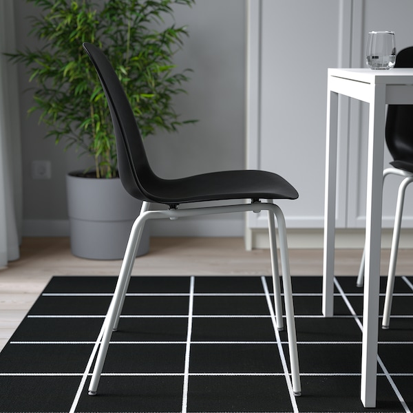 IKEA LIDÅS chair, black/Sefast white , IKEA Sale | 96751SENM