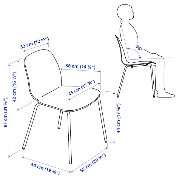 IKEA LIDÅS chair, white/Sefast black , IKEA Sale | 07345ARSB