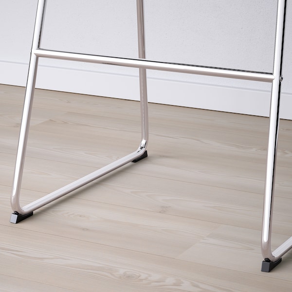 IKEA LILLÅNÄS bar stool, chrome plated/Gunnared dark gray, 29 7/8 in , IKEA Sale | 27956GCRV