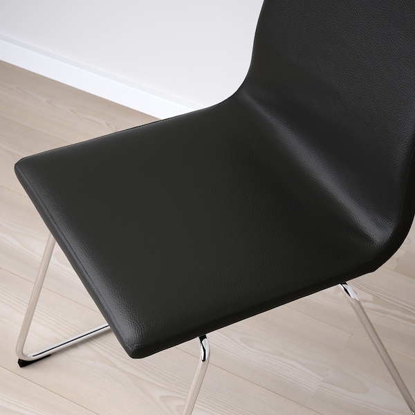 IKEA LILLÅNÄS chair, chrome plated/Glose black , IKEA Sale | 69403SKAW