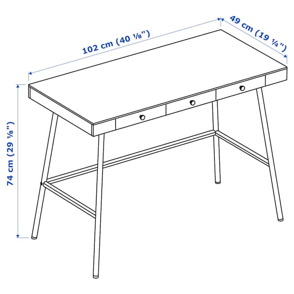 IKEA LILLÅSEN desk, bamboo, 40 1/8x19 1/4 in , IKEA Sale | 18753HLUA