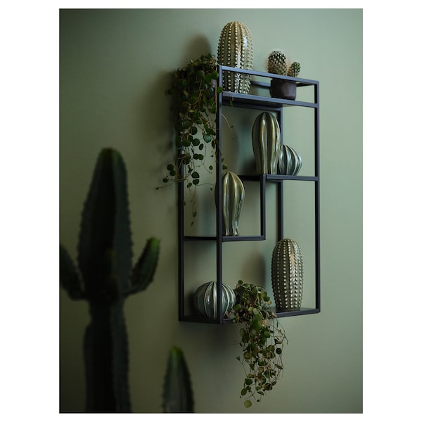 IKEA LINDÅSEN display shelf, anthracite, 15 3/4x23 5/8 in , IKEA Sale | 20148NRLA