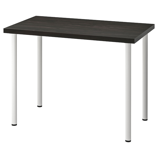 IKEA LINNMON / ADILS desk, black-brown/white, 39 3/8x23 5/8 in , IKEA Sale | 75409FZOT