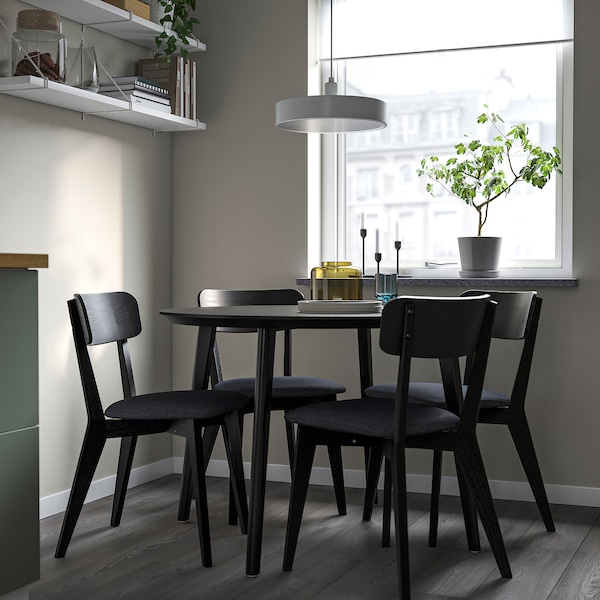 IKEA LISABO chair, black/Tallmyra black/gray , IKEA Sale | 04167EOTR