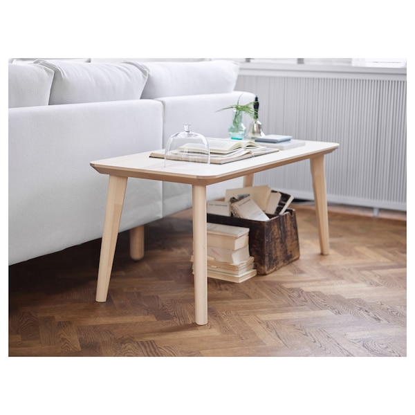 IKEA LISABO coffee table, ash veneer, 46 1/2x19 5/8 in , IKEA Sale | 38296RIPH