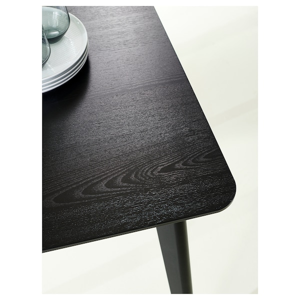 IKEA LISABO table, black, 34 5/8x30 3/4 in , IKEA Sale | 36084XGCI