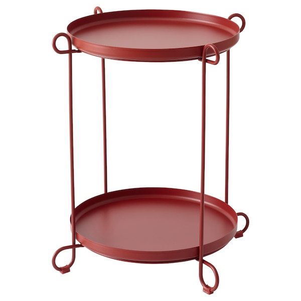 IKEA LIVELYCKE tray table, red, 19 5/8 in , IKEA Sale | 16730UYFW