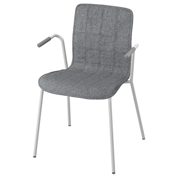 IKEA LÄKTARE chair cover, Gunnared medium gray , IKEA Sale | 15634SHWY