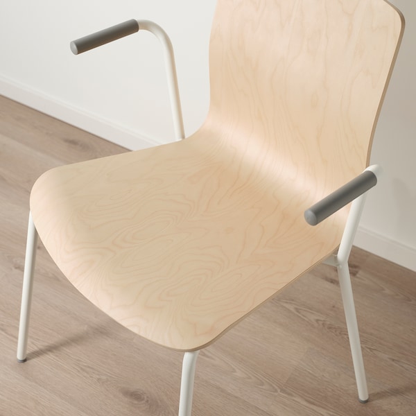 IKEA LÄKTARE conference chair, birch veneer/white , IKEA Sale | 32965HGMU