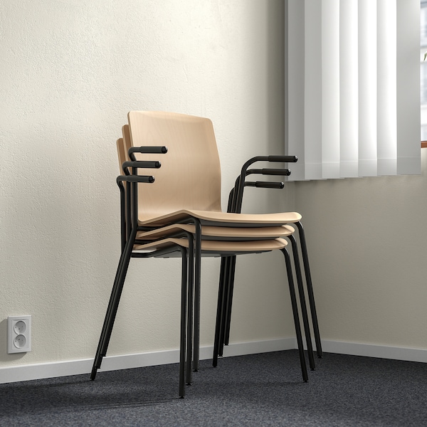 IKEA LÄKTARE conference chair, birch veneer/black , IKEA Sale | 07658BVZA