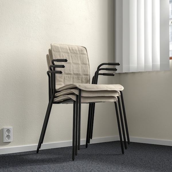 IKEA LÄKTARE conference chair, light beige/black , IKEA Sale | 29847SIXG