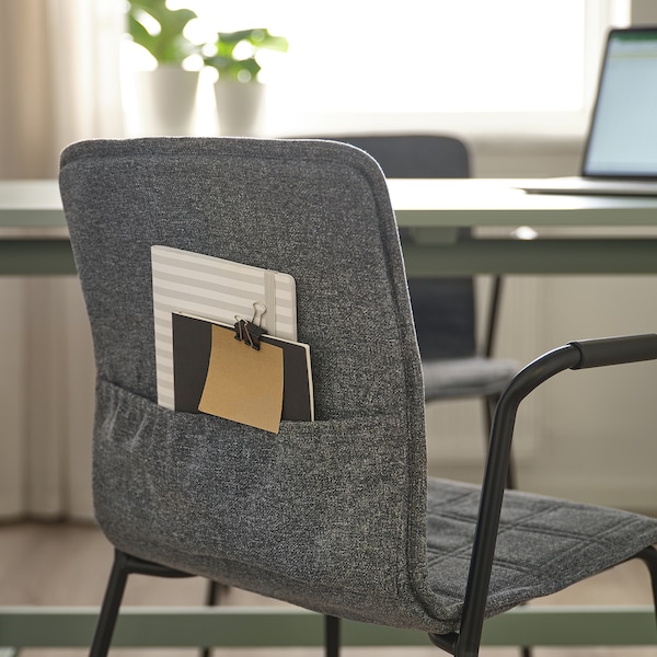 IKEA LÄKTARE conference chair, medium gray/black , IKEA Sale | 95240YGNA