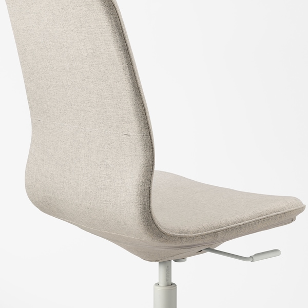 IKEA LÅNGFJÄLL conference chair, Gunnared beige/white , IKEA Sale | 91253MHRT