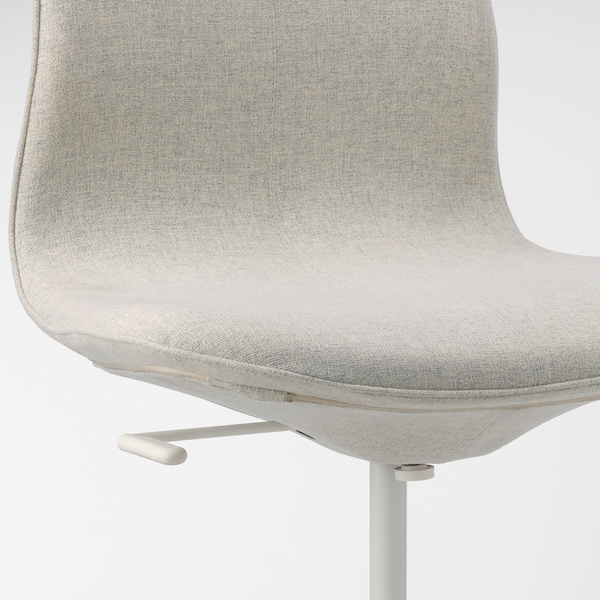 IKEA LÅNGFJÄLL conference chair, Gunnared beige/white , IKEA Sale | 91253MHRT