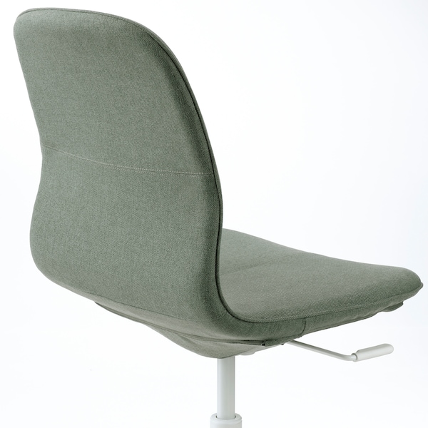 IKEA LÅNGFJÄLL conference chair, Gunnared green-gray/white , IKEA Sale | 90581WQIJ