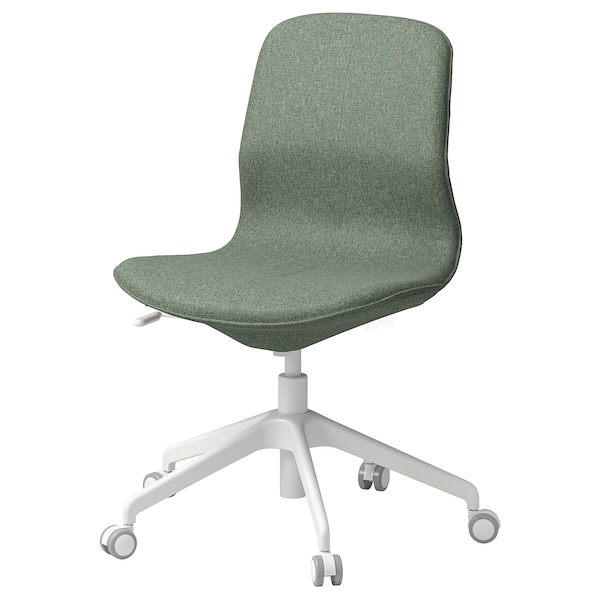 IKEA LÅNGFJÄLL conference chair, Gunnared green-gray/white , IKEA Sale | 90581WQIJ