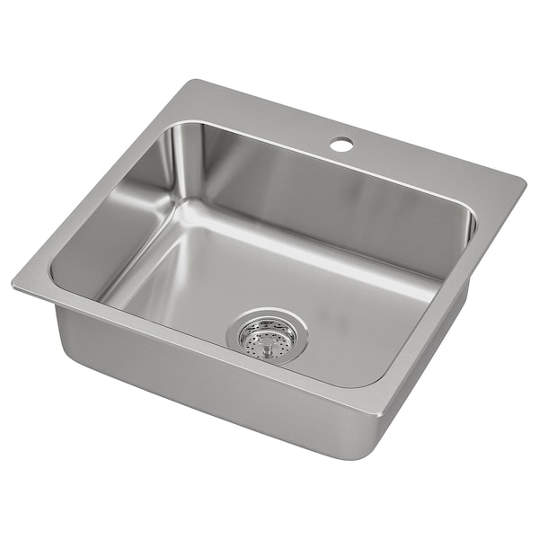 IKEA LÅNGUDDEN sink, stainless steel, 22x20 5/8 in , IKEA Sale | 50392LZRM