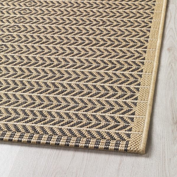 IKEA LOBBÄK rug flatwoven, in/outdoor, beige, 2'7 inx6'7 in , IKEA Sale | 84397AYEP